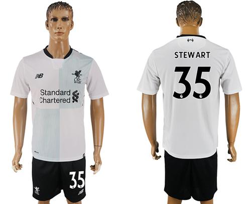 Liverpool #35 Stewart Away Soccer Club Jersey - Click Image to Close